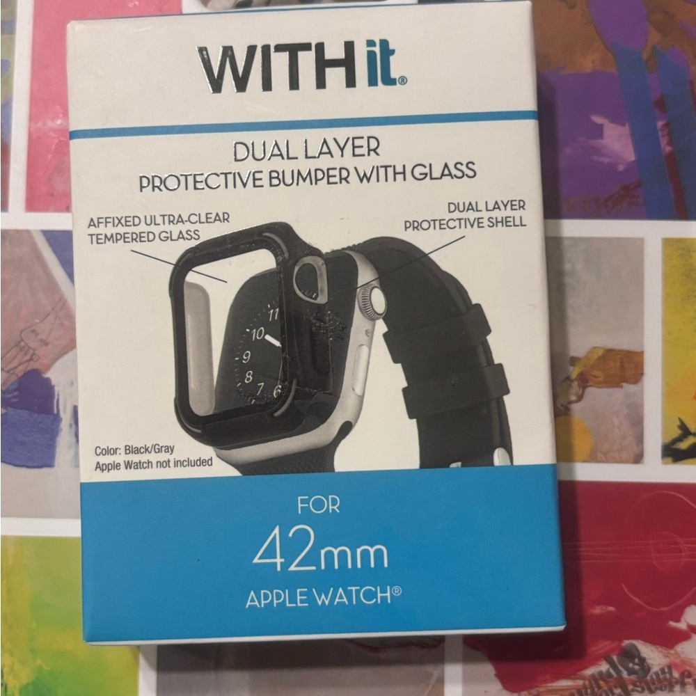 WITHit Dual Layer Protective Bumper for Apple Watch 42mm